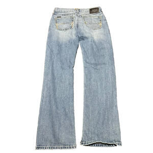 Ariat M7 Jeans Men 33x34 Blue Slim Fit Straight Leg Silverton Stretch Denim West